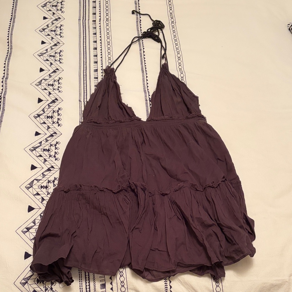 Mango Black Halter Dress